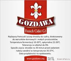 Дрожжи Гоздава - Gozdawa FRENCH CIDER FCG1
