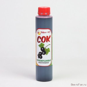 Сок концентрированный «Черносмородиновый», бутылка 1 кг (Джем&KO)