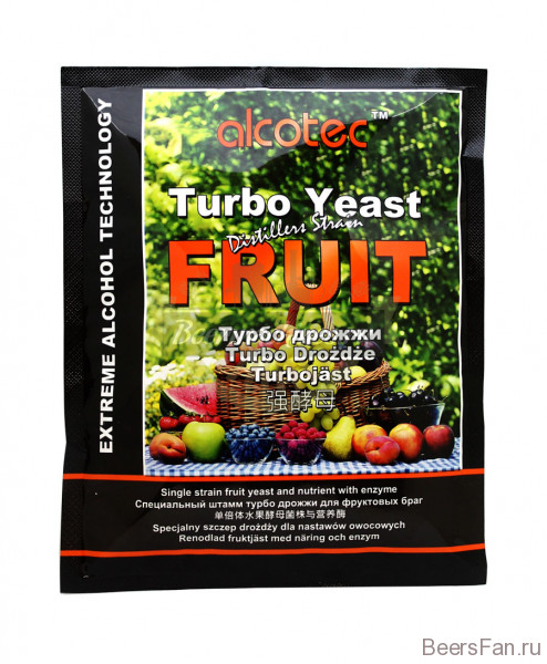 Дрожжи Alcotec Fruit Turbo, 60 гр