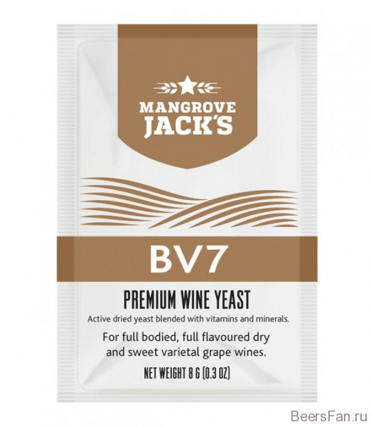 Винные дрожжи Mangrove Jack's "BV7", 8 г